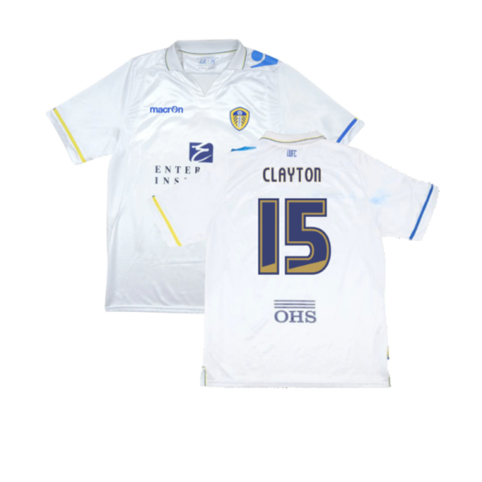 Leeds United 2011-12 Home Shirt (Very Good) (Clayton 15)