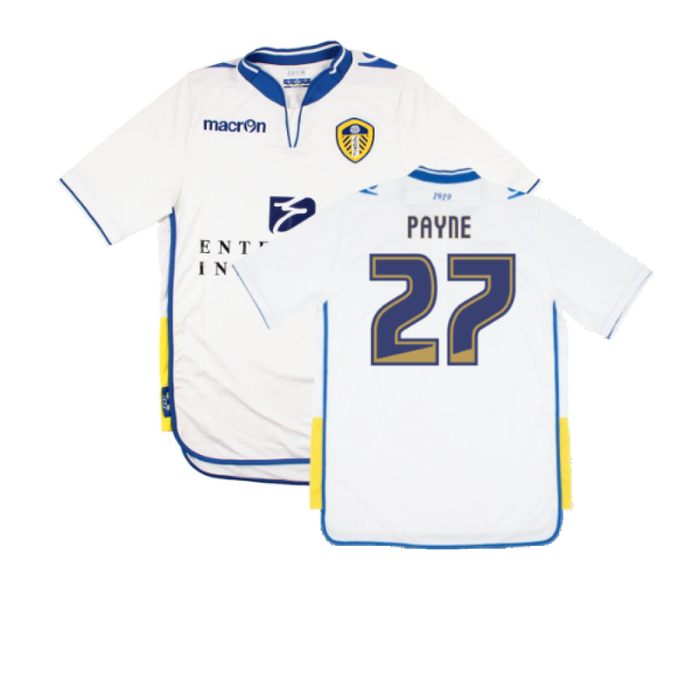 Leeds United 2012-13 Home Shirt (S) (Excellent) (Payne 27)