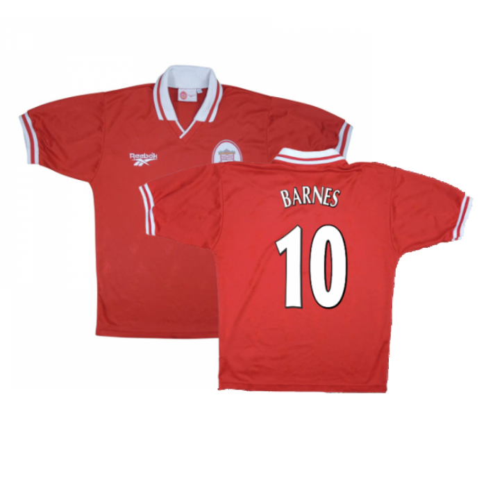 Liverpool 1996-98 Home Shirt (Good) (BARNES 10)