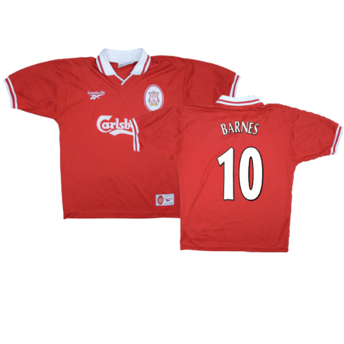 Liverpool 1996-98 Home Shirt (S) (Excellent) (BARNES 10)