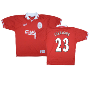 Liverpool 1996-98 Home Shirt (L) (Very Good) (CARRAGHER 23)_0