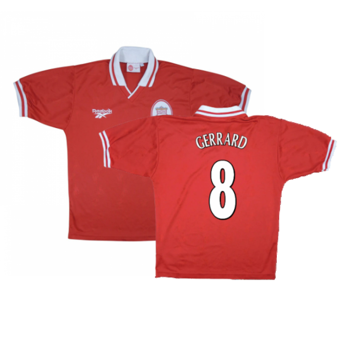 Liverpool 1996-98 Home Shirt (XL) (Very Good) (GERRARD 8)