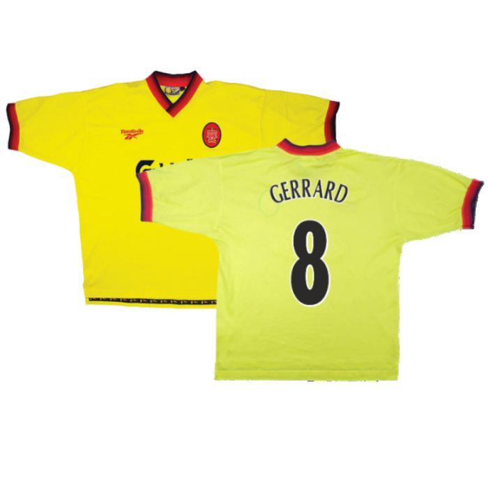 Liverpool 1997-99 Away Shirt (XL) (Very Good) (GERRARD 8)