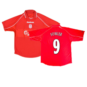 Liverpool 2000-2002 Home Shirt (L) (Excellent) (FOWLER 9)_0