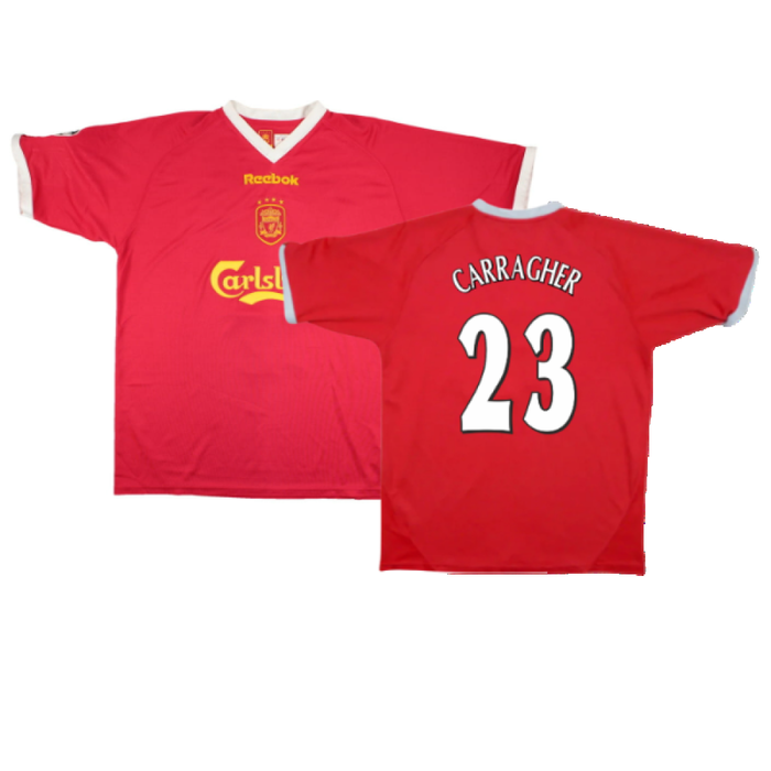 Liverpool 2001-03 European Home Shirt (M) (Excellent) (CARRAGHER 23)