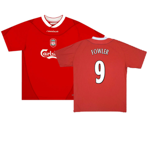 Liverpool 2002-04 Home Shirt (L) (Excellent) (FOWLER 9)_0