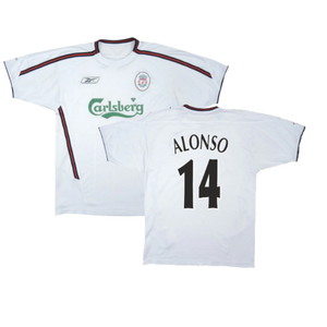 Liverpool 2003-04 Away Shirt (M) (ALONSO 14) (Very Good)_0