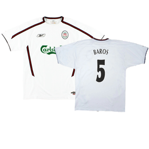 Liverpool 2003-2005 Away Shirt (Excellent) (Baros 5)_0