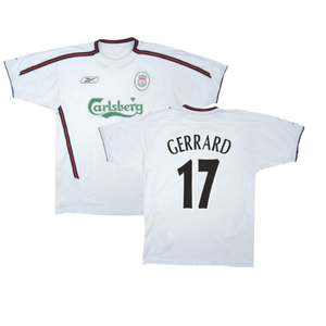 Liverpool 2003-04 Away Shirt (M) (GERRARD 17) (Very Good)_0