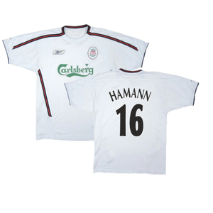 Liverpool 2003-04 Away Shirt (M) (HAMANN 16) (Very Good)_0