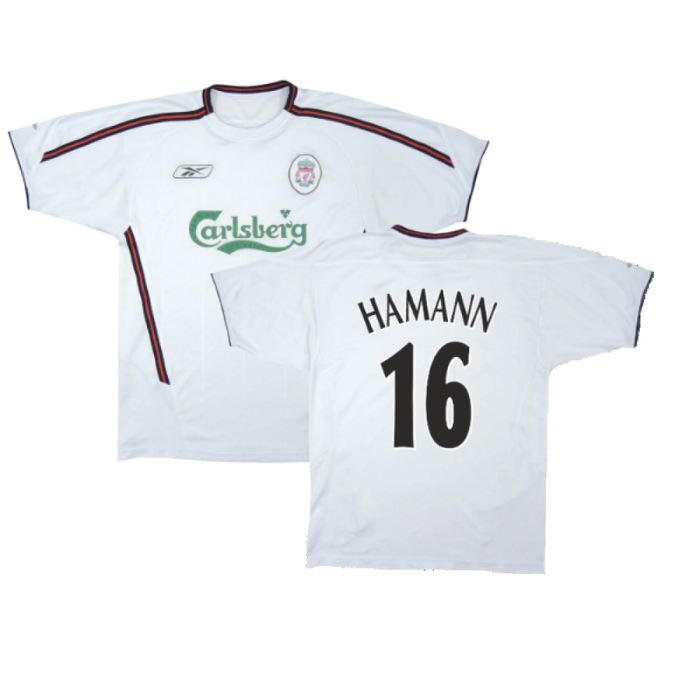 Liverpool 2003-04 Away Shirt (M) (HAMANN 16) (Very Good)