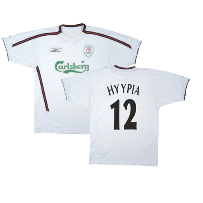 Liverpool 2003-04 Away Shirt (M) (HYYPIA 12) (Very Good)