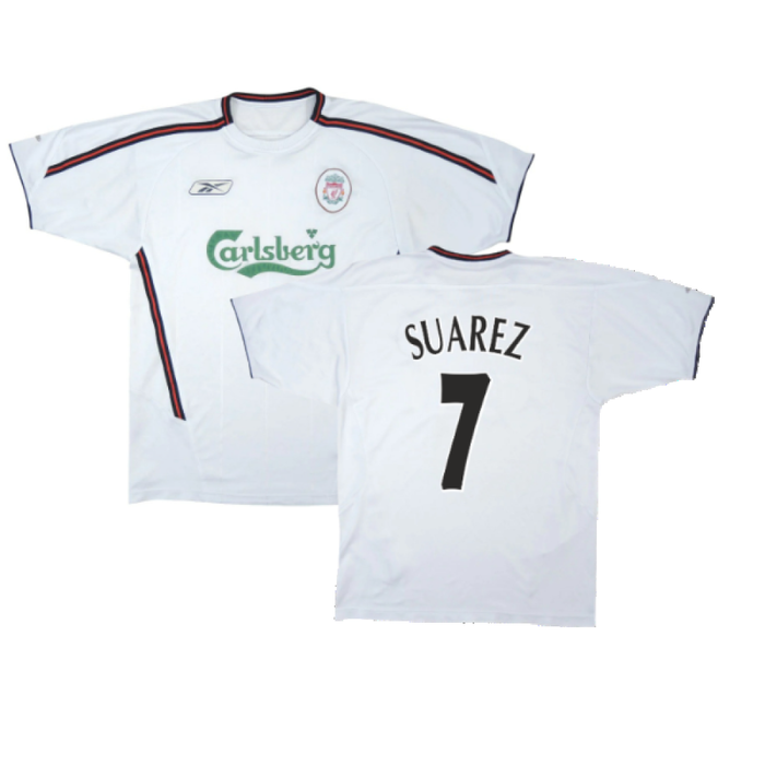 Liverpool 2003-04 Away Shirt (M) (SUAREZ 7) (Very Good)