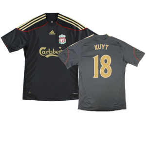 Liverpool 2009-10 Away Shirt (L) (Excellent) (Kuyt 18)_0
