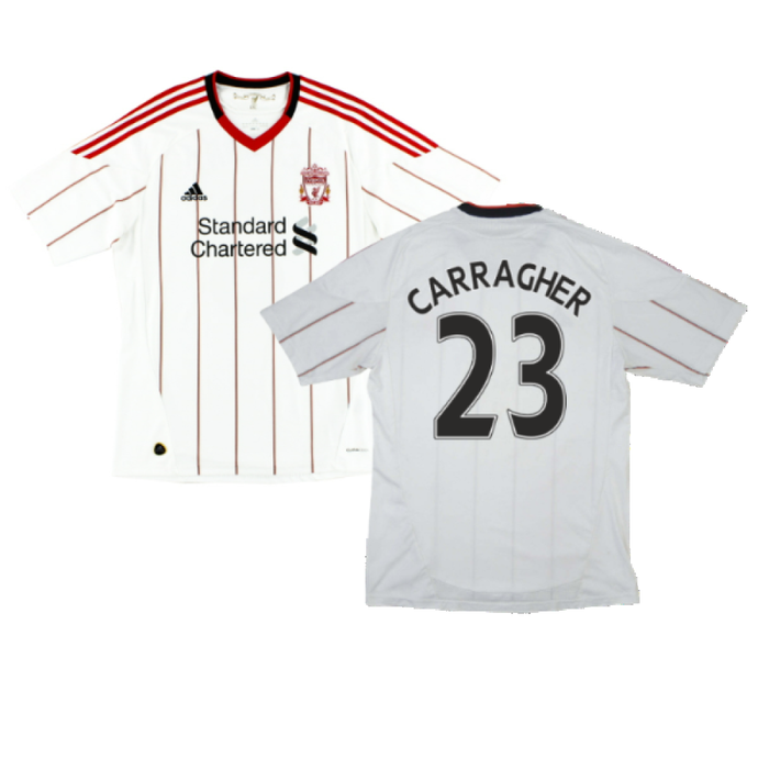 Liverpool 2010-11 Away Shirt (2XL) (Good) (CARRAGHER 23)