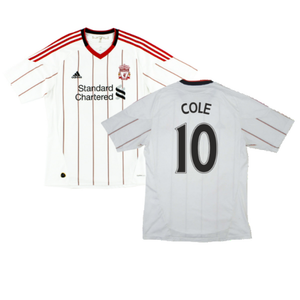 Liverpool 2010-11 Away Shirt (2XL) (Good) (Cole 10)_0