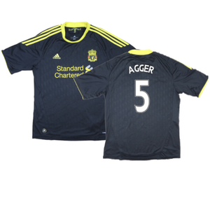 Liverpool 2010-11 Third Shirt (S) (Very Good) (Agger 5)_0