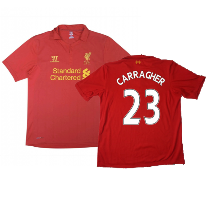 Liverpool 2012-13 Home Shirt (M) (Excellent) (Carragher 23)