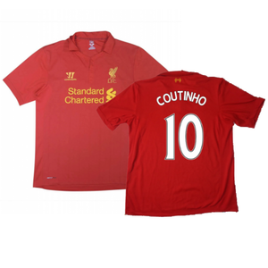 Liverpool 2012-13 Home Shirt (M) (Excellent) (Coutinho 10)_0