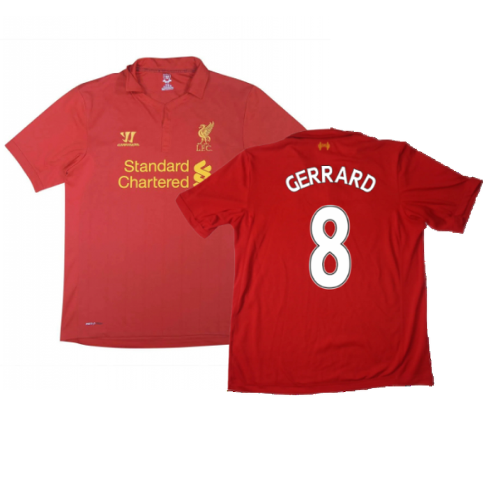 Liverpool 2012-13 Home Shirt (M) (Excellent) (Gerrard 8)