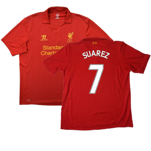 Liverpool 2012-13 Home Shirt (Small) (Very Good) (Suarez 7)_0