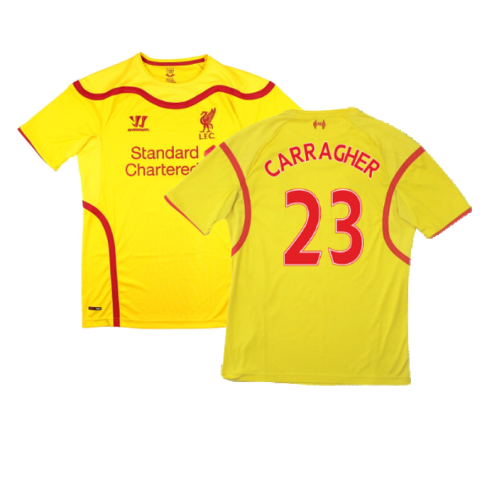 Liverpool 2014-15 Away Shirt (Very Good) (Carragher 23)