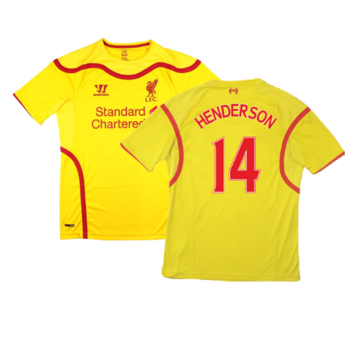 Liverpool 2014-15 Away Shirt (Very Good) (HENDERSON 14)