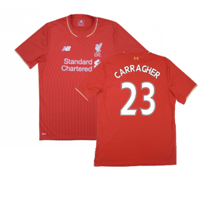 Liverpool 2015-16 Home Shirt (Very Good) (Carragher 23)_0