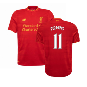 Liverpool 2016-17 Home Shirt (L) (Excellent) (Firmino 11)_0