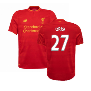 Liverpool 2016-17 Home Shirt (Very Good) (Origi 27)_0