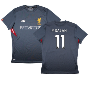 Liverpool 2017-18 New Balance Training Shirt (L) (M Salah 11) (Excellent)_0