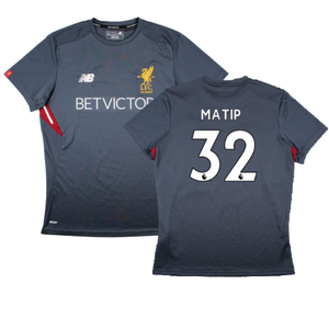 Liverpool 2017-18 New Balance Training Shirt (L) (Matip 32) (Excellent)_0