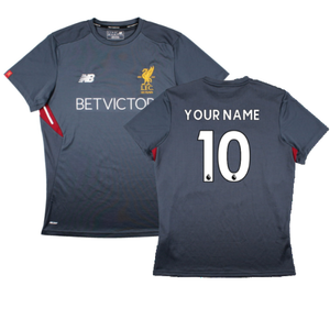 Liverpool 2017-18 New Balance Training Shirt (L) (Your Name 10) (Excellent)_0