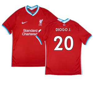 Liverpool 2020-21 Home Shirt (S) (Very Good) (DIOGO J. 20)_0