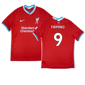 Liverpool 2020-21 Home Shirt (S) (Very Good) (FIRMINO 9)_0