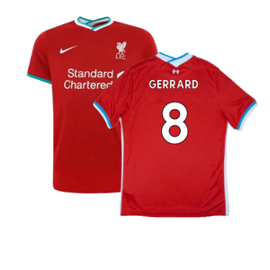 Liverpool 2020-21 Home Shirt (Mint) (GERRARD 8)_0