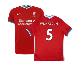 Liverpool 2020-21 Home Shirt (Excellent) (WIJNALDUM 5)_0