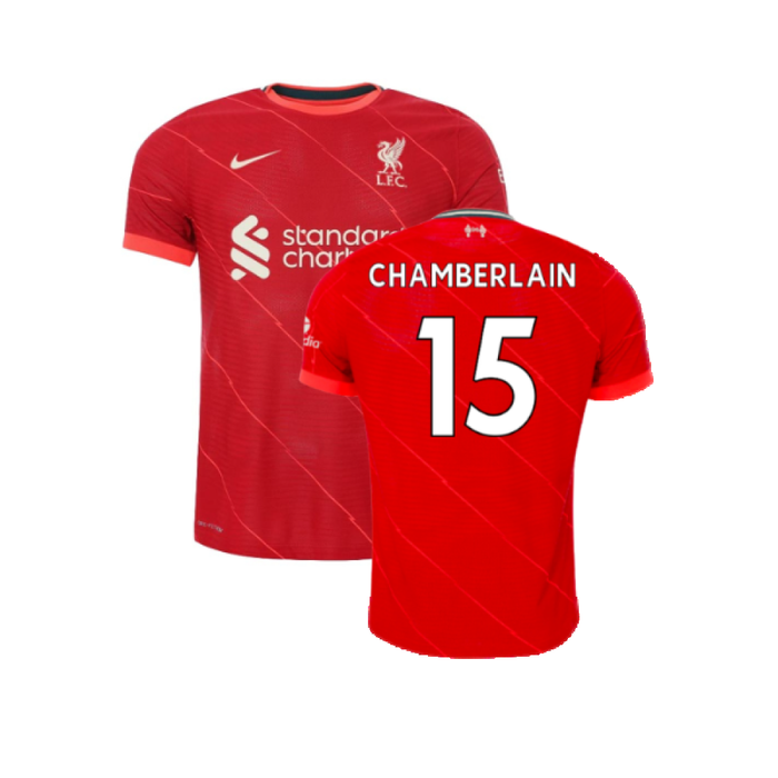 Liverpool 2021-22 Vapor Home Shirt (6XL) (Very Good) (CHAMBERLAIN 15)