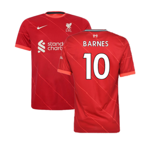 Liverpool 2021-22 Home Shirt (L)  (BARNES 10) (Excellent)_0