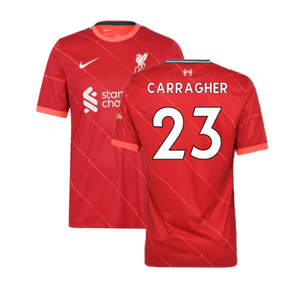 Liverpool 2021-22 Home Shirt (L) (Very Good) (CARRAGHER 23)_0