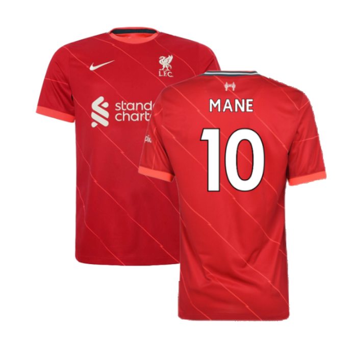 Liverpool 2021-22 Home Shirt (L)  (MANE 10) (Excellent)