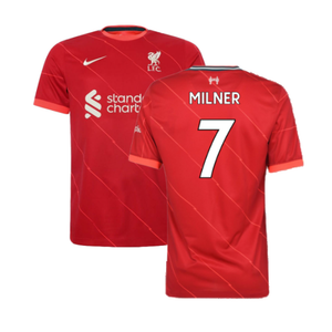 Liverpool 2021-22 Home Shirt (L)  (MILNER 7) (Excellent)_0