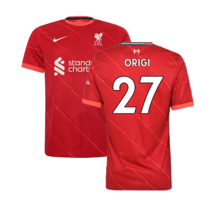 Liverpool 2021-22 Home Shirt (L)  (ORIGI 27) (Excellent)