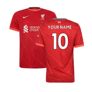 Liverpool 2021-22 Home Shirt (L)  (Your Name 10) (Excellent)_0