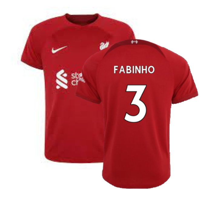 Liverpool 2022-23 Home Shirt (S) (Excellent) (FABINHO 3)