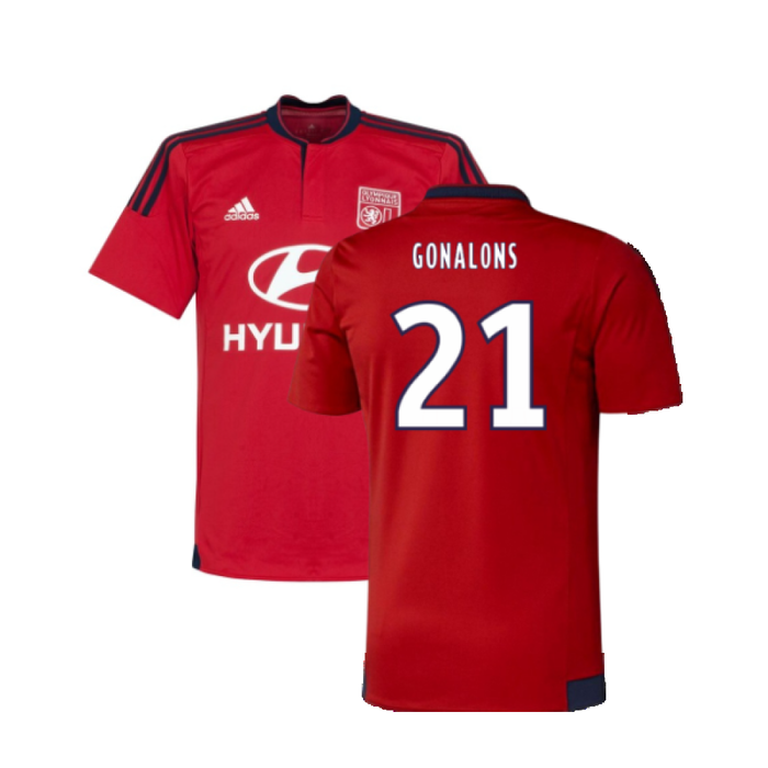 Lyon 2015-16 Away Shirt (Excellent) (Gonalons 21)