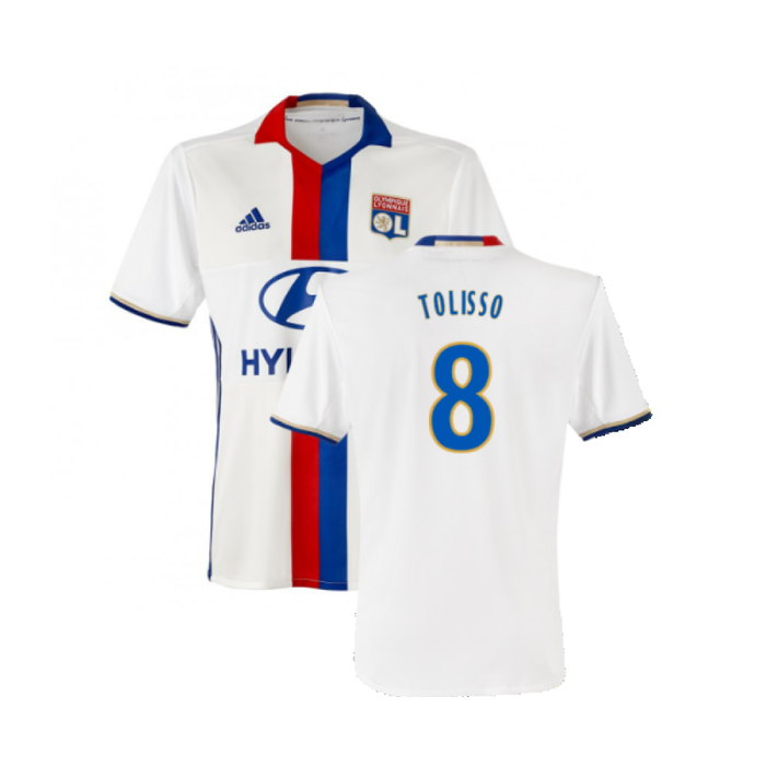 Lyon 2016-17 Home Shirt (3XL) (Mint) (Tolisso 8)