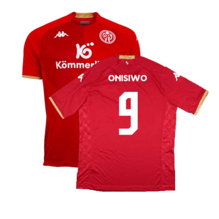 Mainz 2022-2023 Home Shirt (L) (Mint) (Onisiwo 9)