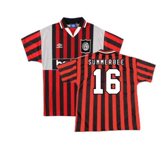 man City 1994-1996 Away Shirt (XL) (Excellent) (Summerbee 16)_0