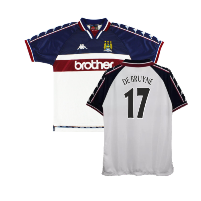 Manchester City 1997-98 Away Shirt (XL) (Good) (DE BRUYNE 17)